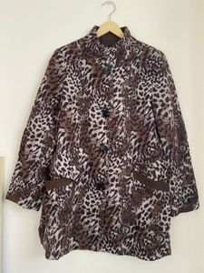 Stylish Leopard Print Coat