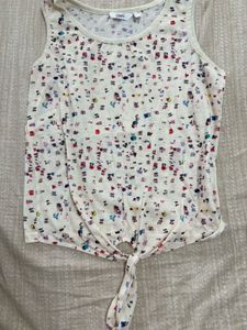 Cute Knotted Tank Top