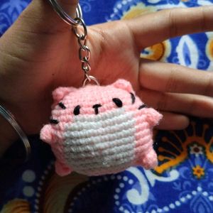 Fat Cat Keychain