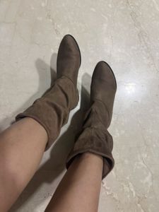 Brown Slouch Boots