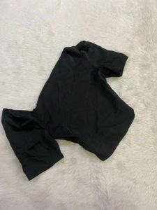 Chic Black Off-Shoulder Puff Sleeve Top