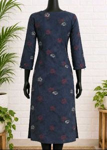 Stylish Blue Printed Kurta