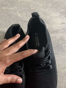 Stylish Black Sneakers