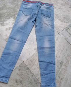 Light Blue Distressed Jeans