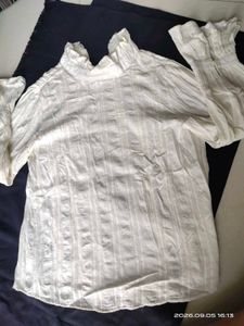 Elegant White Top - 36 bust