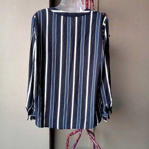 Striped Button-Down Shirt