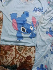 Cute Stitch Pajama Set