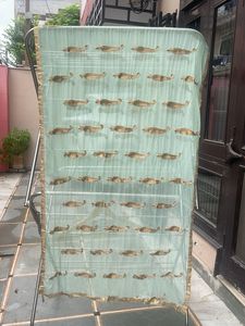 Embroidered Silk Dupatta