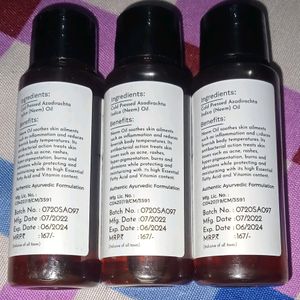 SAGE APOTHECARY NEEM OIL PACK of 3