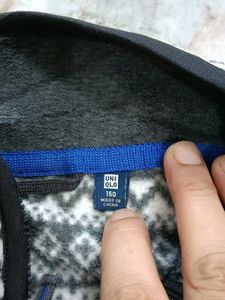 Uniqlo Cozy Fair Isle Fleece Jacket