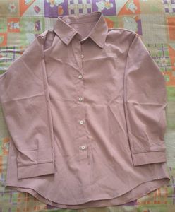 Classic Pink Button-Up Shirt