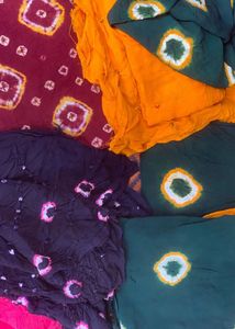 Bandhani Dress Materials (duptta /top bottom)