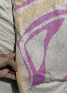 New Pink Patterned Midi Dress