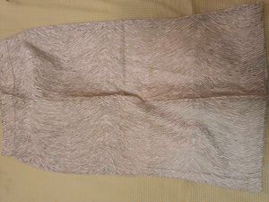 Patterned Skirt, fish cut