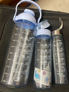 Motivational 3 Water Bottle Set