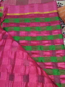 Pink saree