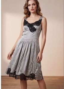 Elegant Lace Trim slip/Dress