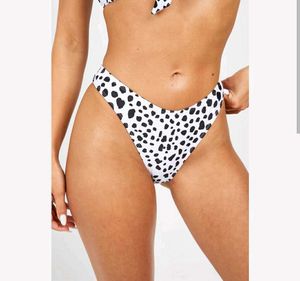 Dalmatian Print Bikini Bottom(SHEIN)