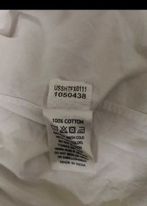 USPA Men's White  Shirt for men