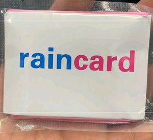 Waterproof Easy To Carry Rain Card - 2 Pieces