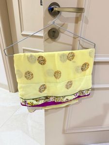 Beautiful Yellow Saree