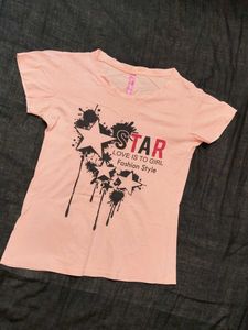 Cute Pink Graphic T-Shirt