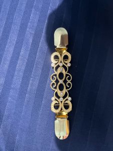 Gold Embellished Dress waist cincher Clips