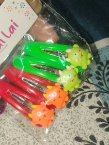 Cute Hair Clips and Scrunchie Set