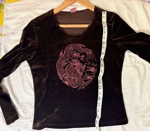Vintage Velvet Imported Top