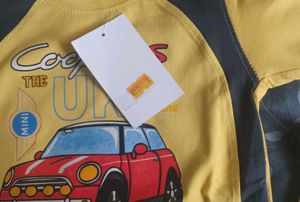 Cute Car Graphic Kids Clothing Set