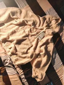 Branded  Teddy Fleece Hoodie