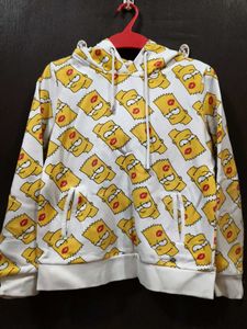 Simpsons Bart Kiss Hoodie