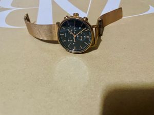 Timex Chronograph Watch - Rose Gold Tone