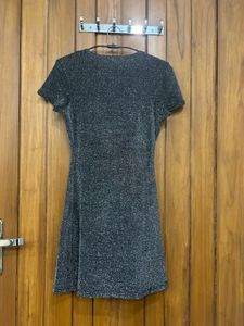 Sparkly Grey Sheath Dress