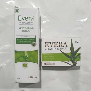 Evera Moisturising Lotion & Vitamin E Soap