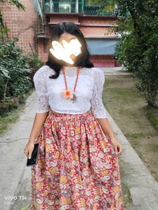 Bohemian Paisley Print Maxi Skirt