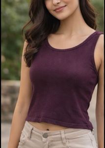 Stylish Ribbed Tank Top