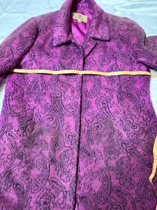 Paisley Print Overcoat