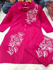 Floral Embroidered Co-Ord Set