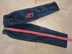Denim Jeans with Embroidery
