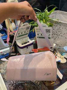 Chic Pastel Pink Clutch Bag