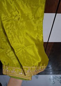 Elegant Lime Green Kurta Set with Dupatta