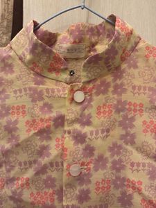 chineese style Floral Print shirt or outer