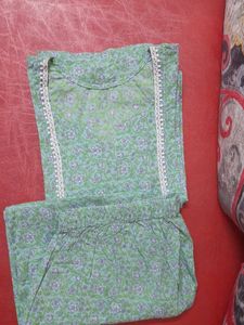 Pure Cotton Designer Kurta Set