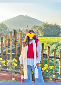 Red Sleeveless sweater