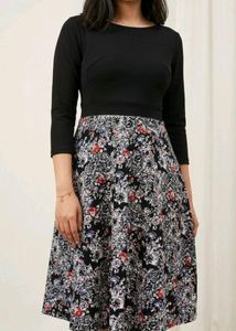 Black Floral Dress