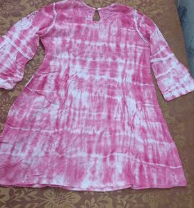 Pink Tie-Dye cord set