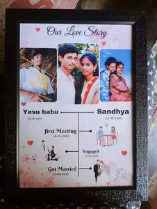Our Love Story Photo Frame..