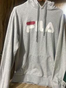 Fila Grey Logo Hoodie