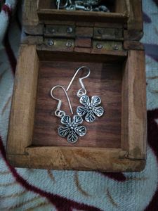 COMBO OF GERMAN SILVER CUTE EARRINGS